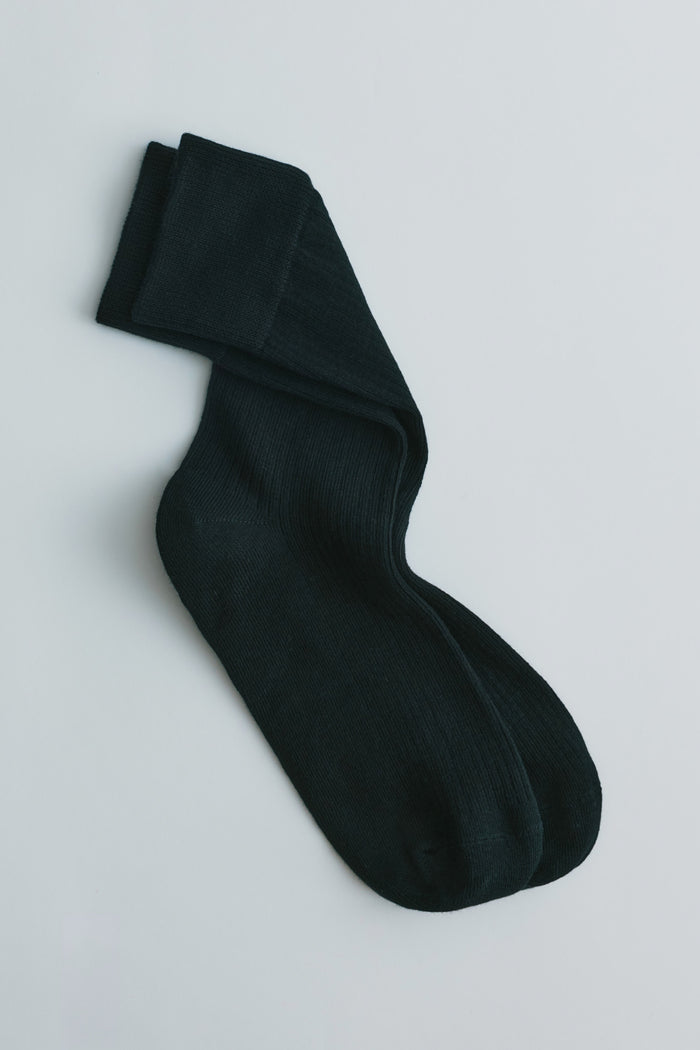 Rib Socks in Black