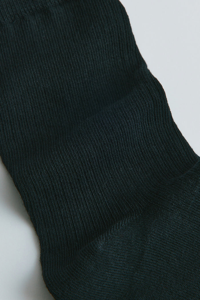 Rib Socks in Black