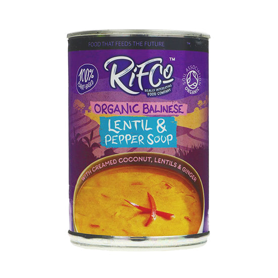 Rifco Organic Balinese Lentil & Pepper Soup 400g