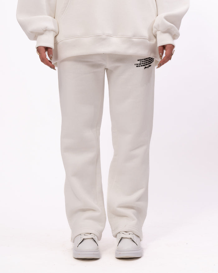 Rumi 3D Printed Oversized White Hoodie Jogger Set (3)