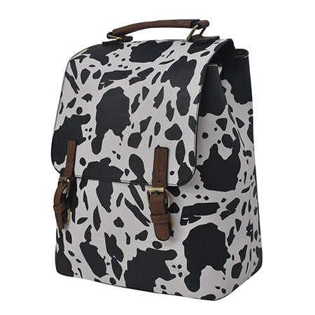 !SALE! Black Cow Faux Leather NGIL Utility Backpack