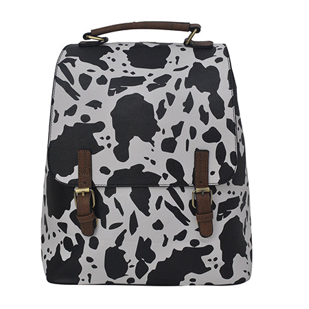 !SALE! Black Cow Faux Leather NGIL Utility Backpack
