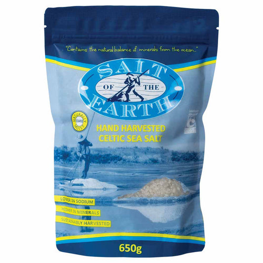 SALT OF THE EARTH Coarse Celtic Sea Salt - 650g - L'Organic