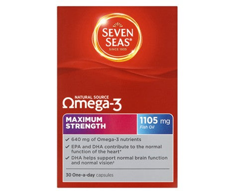 Seven Seas Omega-3 Maximum Strength - 30 Capsules