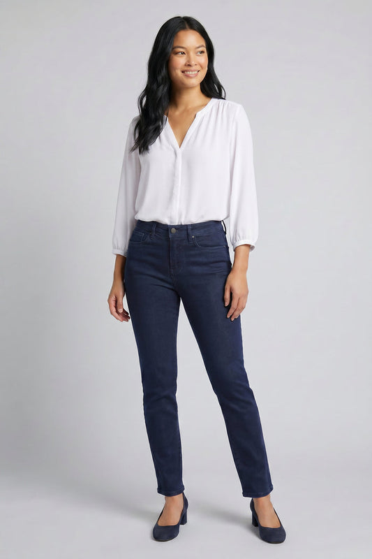 Sheri Slim Jeans In Petite - Rinse