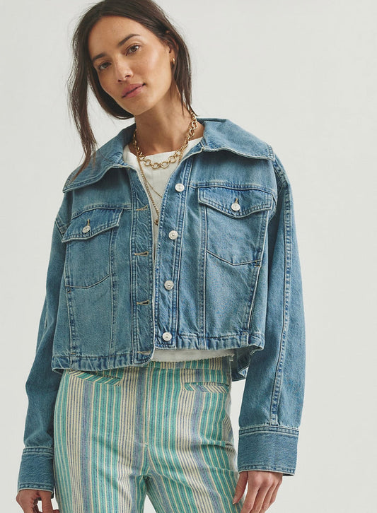 Side To Side Jacket - River Wash