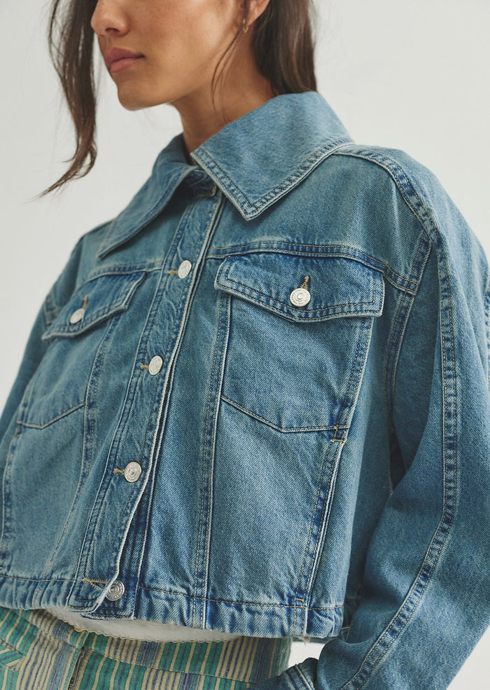 Side To Side Jacket - River Wash