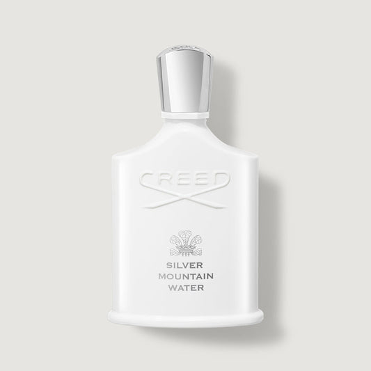 Creed Silver Mountain Water 100ml White Eau de Parfum Bottle - Front View | Creed Fragrances