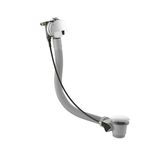 SLIMLINE Bath Waste 105cm - Chrome Plumbing Products JTP