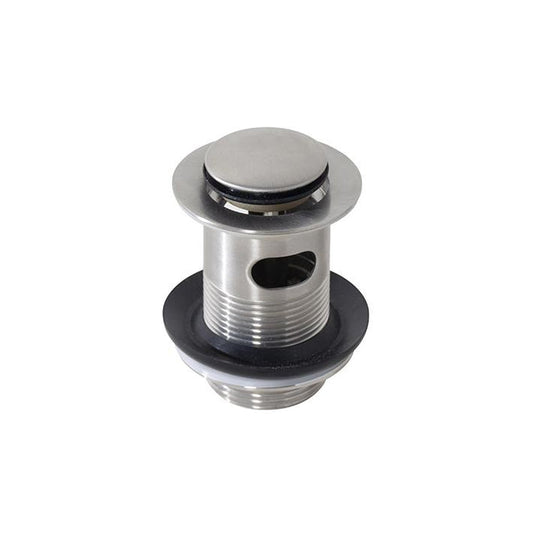 Slotted Clicker Basin Waste Brushed Stainless Steel noken by porcelanosa