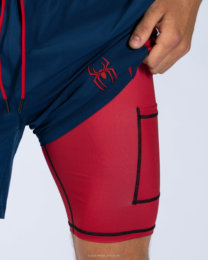 SPIDER-MAN Brand New Day 7" Performance Shorts w/Liner 1 of 300