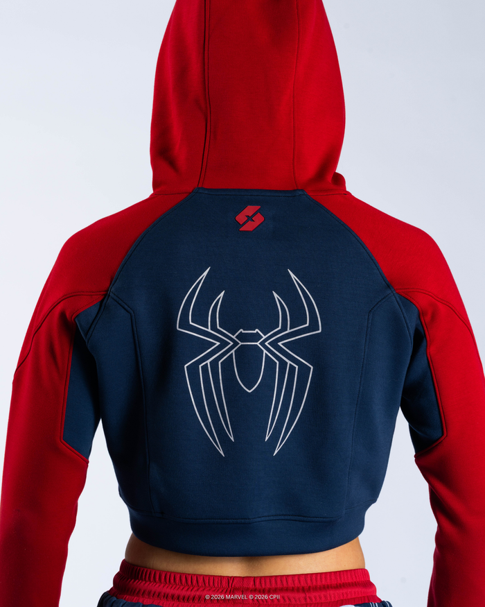 SPIDER-MAN Brand New Day Women's Cropped Pullover Hoodie