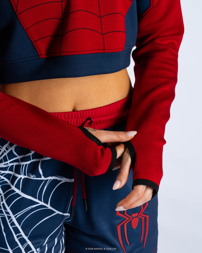 SPIDER-MAN Brand New Day Women's Cropped Pullover Hoodie
