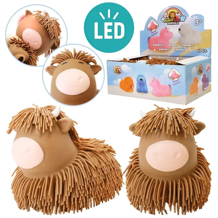 Squishy Light-Up Highland Cow