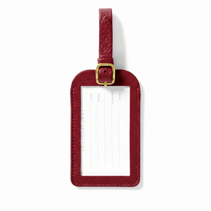 Standard Luggage Tag Garnet Red
