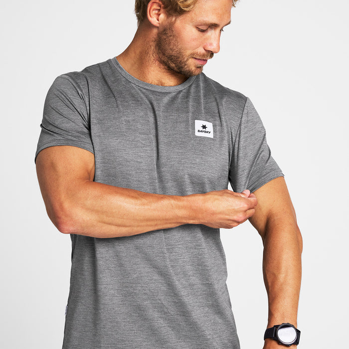 Saysky Statement Pace T-Shirt Grey 6004 OMRSS21C6004