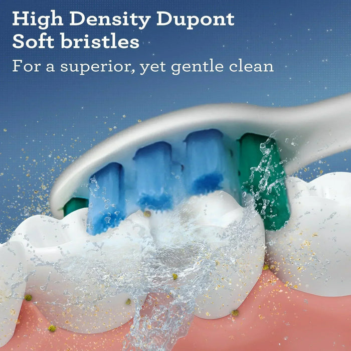 Steel Sonic Toothbrush Replacement Brush Heads – 6 Pack