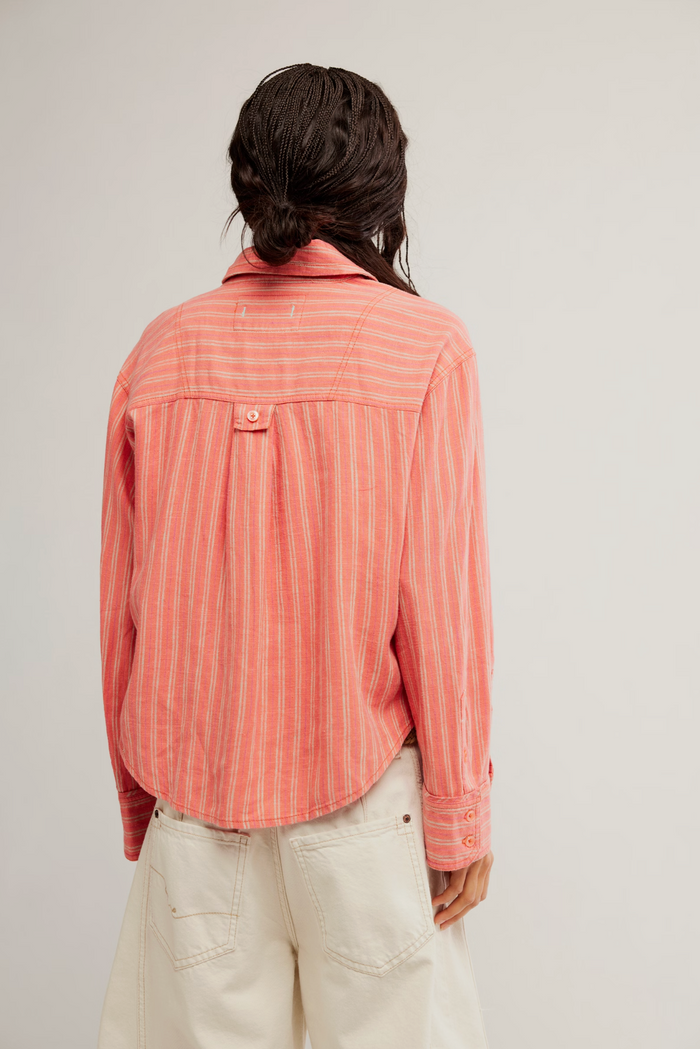 Striped Linen Laurel - Cinnamon Combo