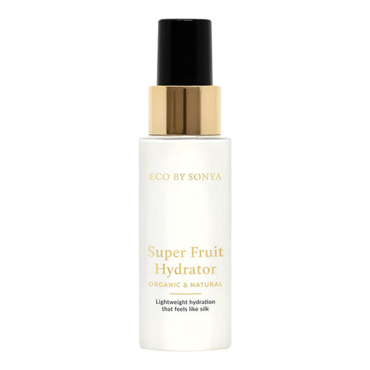 Super Fruit Hydrator bottle by Eco by Sonya on a white background.