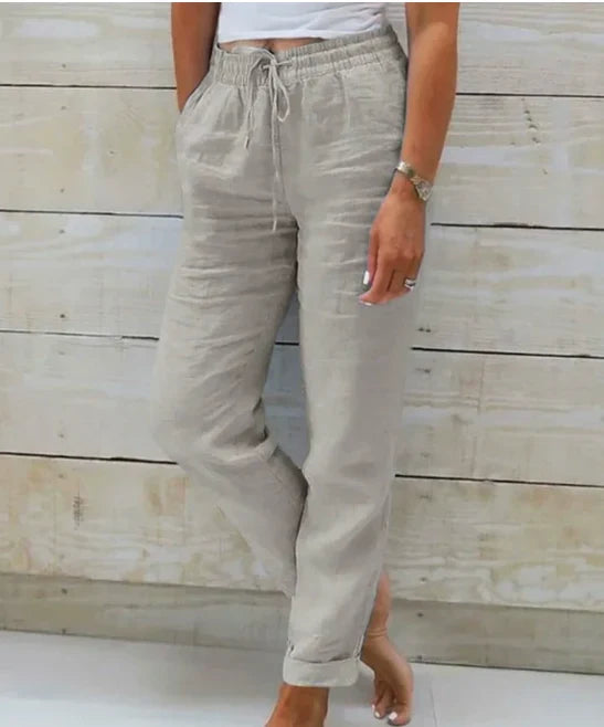 Tamina - Pantalon Décontracté avec Cordons de Serrage