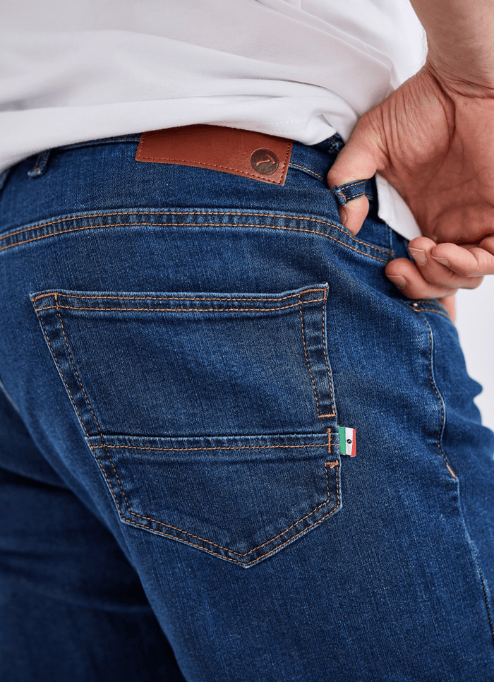 Tapered Italian Stretch Denim - 15468-82191 - Hammer Made