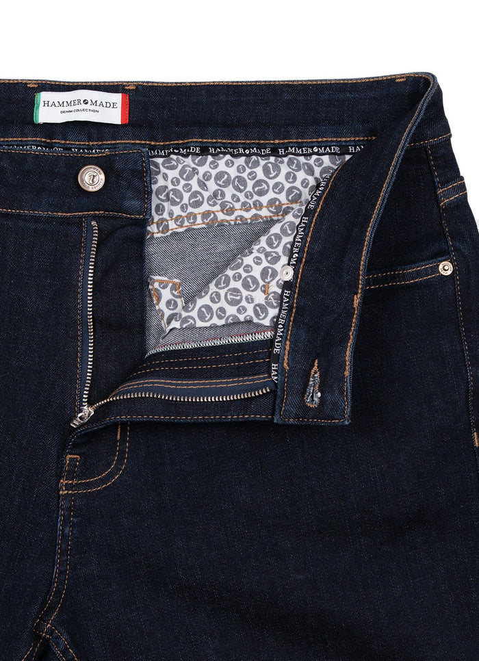 Tapered Italian Stretch Denim - 15468-82173 - Hammer Made