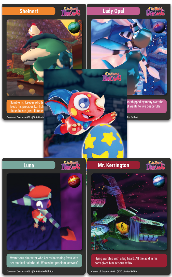 TC#114: Cavern of Dreams - Trading Card Booster Pack