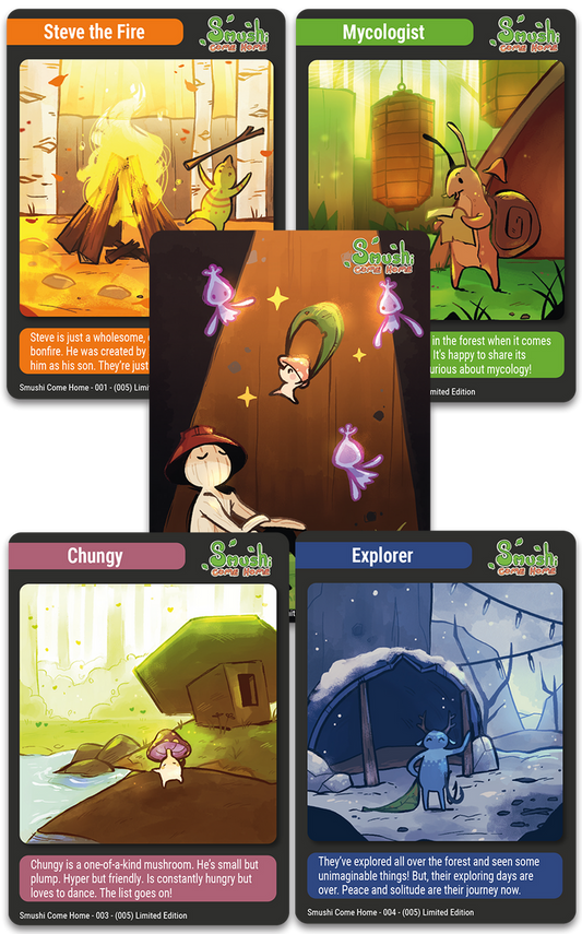 TC#118: Smushi Come Home - Trading Card Booster Pack