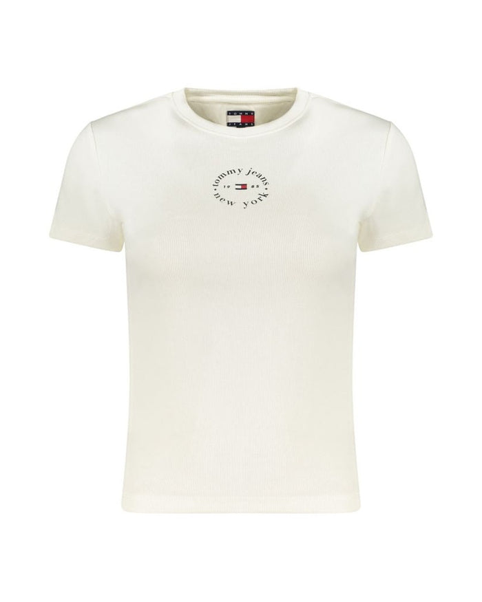 Tommy Hilfiger Bianco Cotton Women T-Shirt