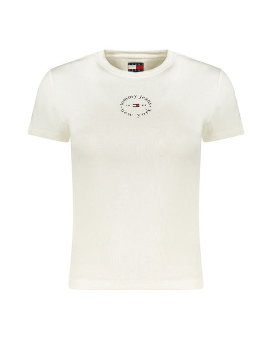 Tommy Hilfiger Bianco Cotton Women T-Shirt