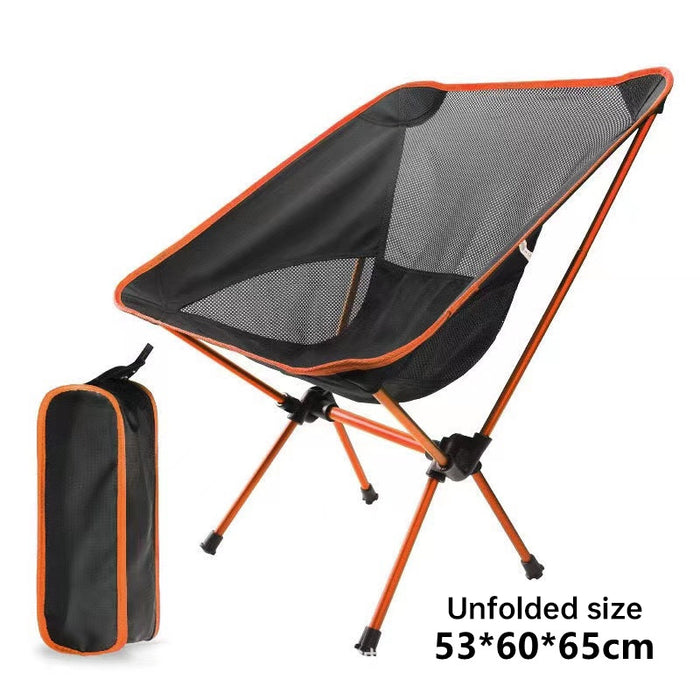 Ultralight Folding Camping Chair Compact Portable Outdoor Seat For Hiking