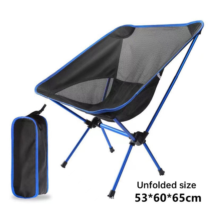 Ultralight Folding Camping Chair Compact Portable Outdoor Seat For Hiking