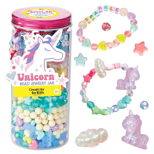 Unicorn Bead Jewelry Jar