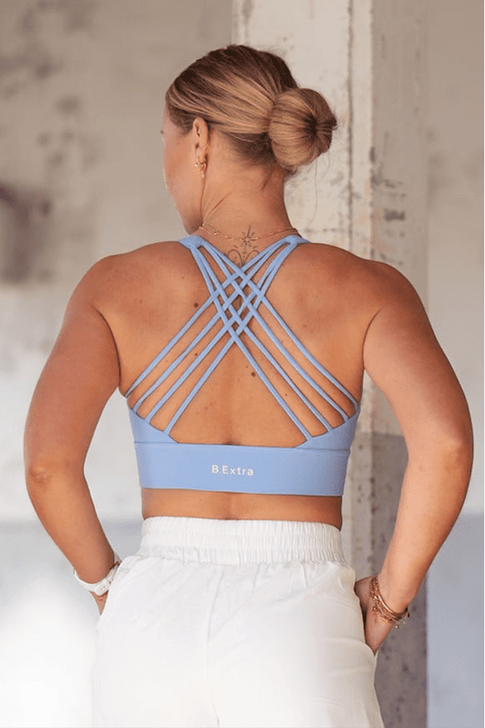 Valerie Sports Bra - Cloud Blue