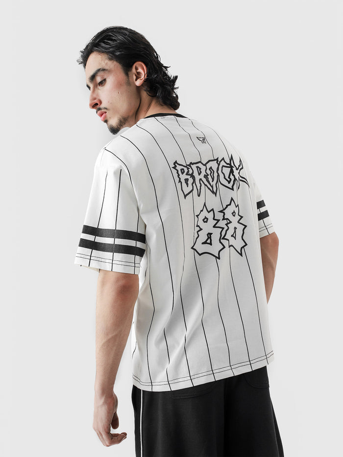 VENOM jersey product detail back graphic print white Pakistan – GROOVY