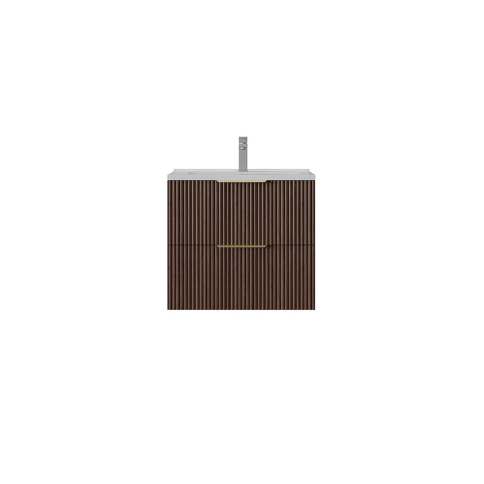 VITO EDINA Fluted Wall Hung Cabinet 355W*520Hmm