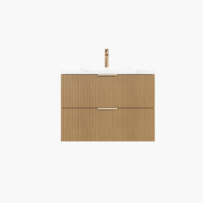 VITO EDINA Fluted Wall Hung Cabinet 355W*520Hmm