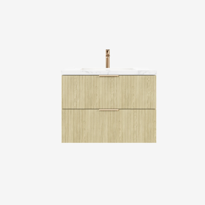 VITO EDINA Fluted Wall Hung Cabinet 355W*520Hmm