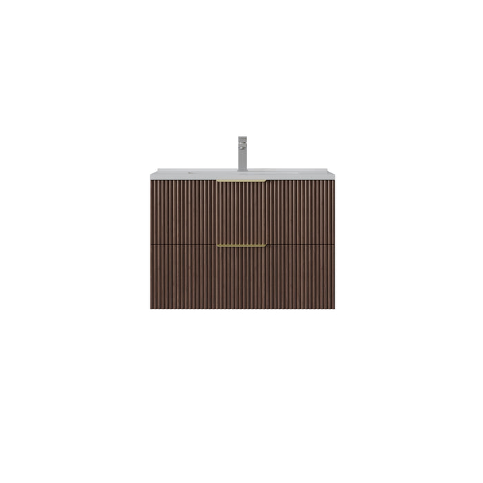 VITO EDINA Fluted Wall Hung Cabinet 355W*520Hmm