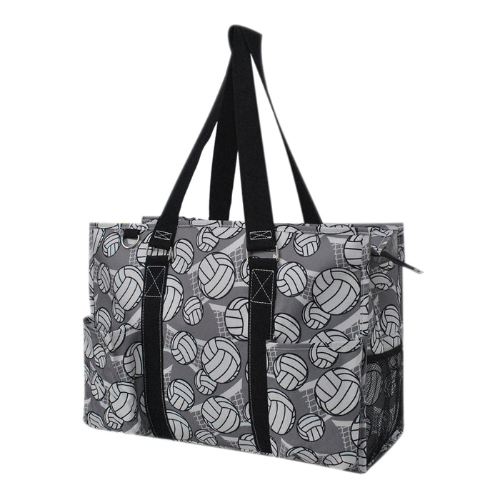 volleyball tote bag, NGIL volleyball bag, volleyball coach tote, volleyball mom gift, sports utility tote, canvas volleyball bag, NGIL large tote, volleyball organizer bag, team sports bag, gym tote for volleyball, volleyball gear bag, volleyball practice tote, net print volleyball bag, volleyball themed bag, black and white volleyball tote, mesh side pocket tote, NGIL sports bag, monogrammable volleyball tote, large carry all bag, volleyball duffle alternative, cute volleyball tote