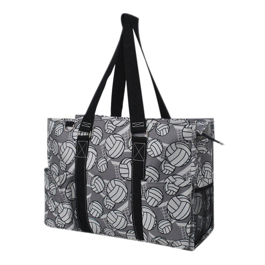 volleyball tote bag, NGIL volleyball bag, volleyball coach tote, volleyball mom gift, sports utility tote, canvas volleyball bag, NGIL large tote, volleyball organizer bag, team sports bag, gym tote for volleyball, volleyball gear bag, volleyball practice tote, net print volleyball bag, volleyball themed bag, black and white volleyball tote, mesh side pocket tote, NGIL sports bag, monogrammable volleyball tote, large carry all bag, volleyball duffle alternative, cute volleyball tote