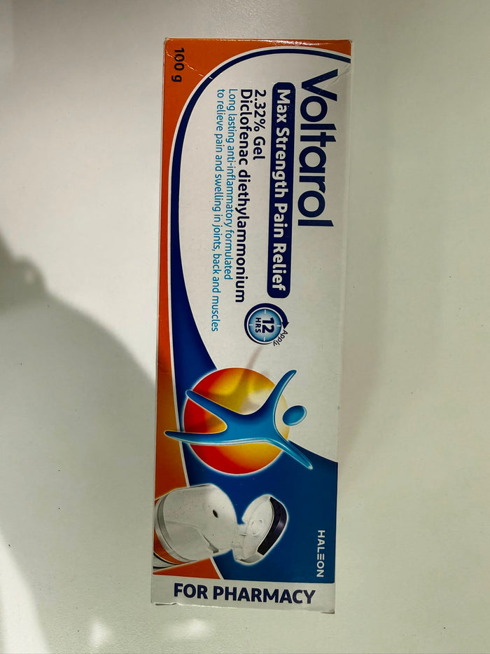 Voltarol Max Strength Pain Relief Gel 12 Hour 2.32% 100g (P) (A)