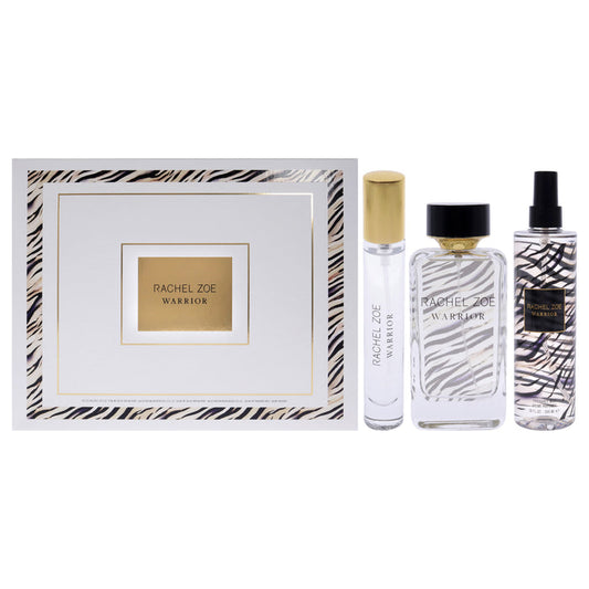 Warrior 2023 by Rachel Zoe for Women - 3 Pc Gift Set 3.4oz EDP Spray, 0.34oz EDP Spray (Mini), 10oz Fragrance Mist