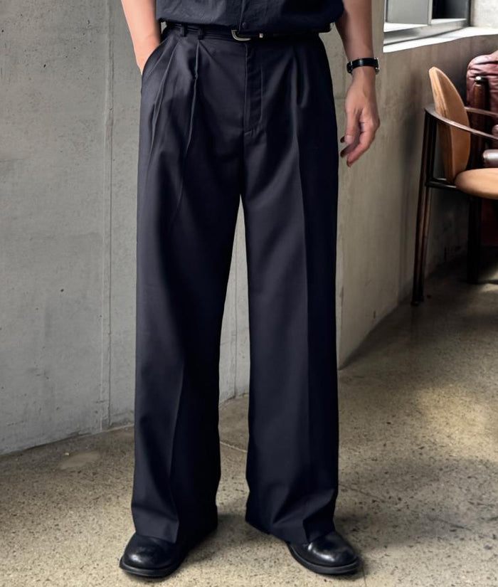 Wide Belted Slacks