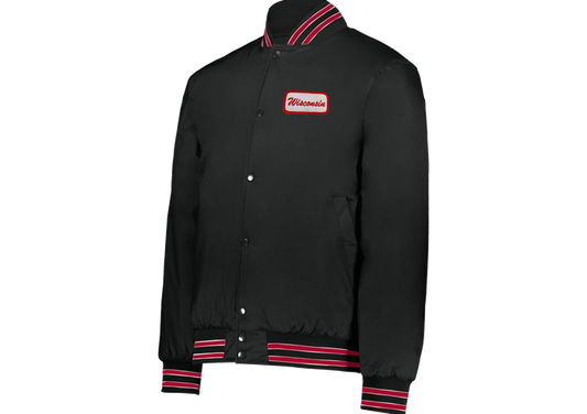 Wisconsin Name Plate Varsity Bomber Jacket