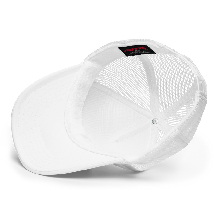 Wisconsin Split Heart Trucker Hat