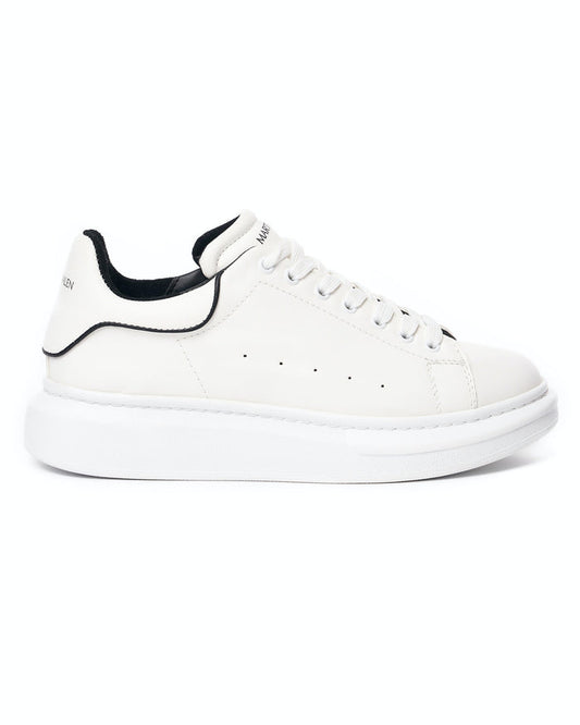 Women's Chunky Sneakers Black Line Shoes White