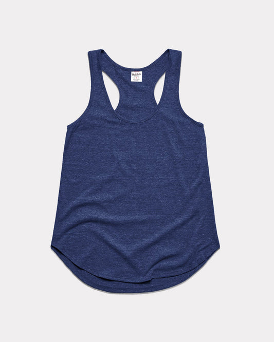 Navy Blue Essential Women's Vintage Racerback Tank Top