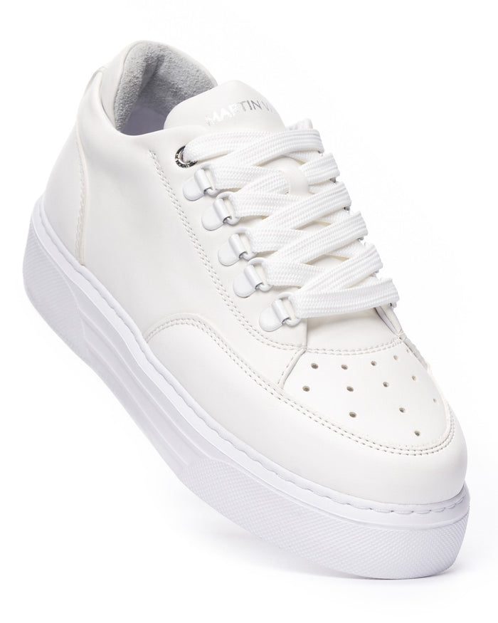 Women's Low Top Sneakers Shoes White (4)