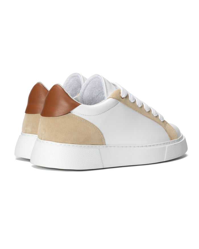 Women's Rool Court Leather Sneakers in Beige (4)